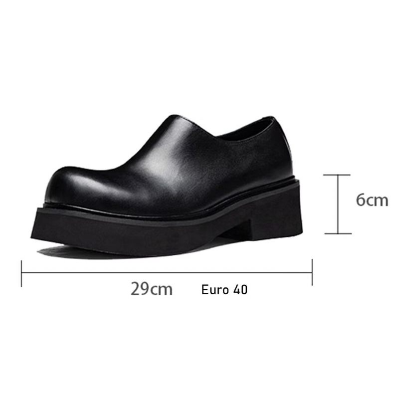 Botas Masculinas Clássicas Couro Slip-on - Preto