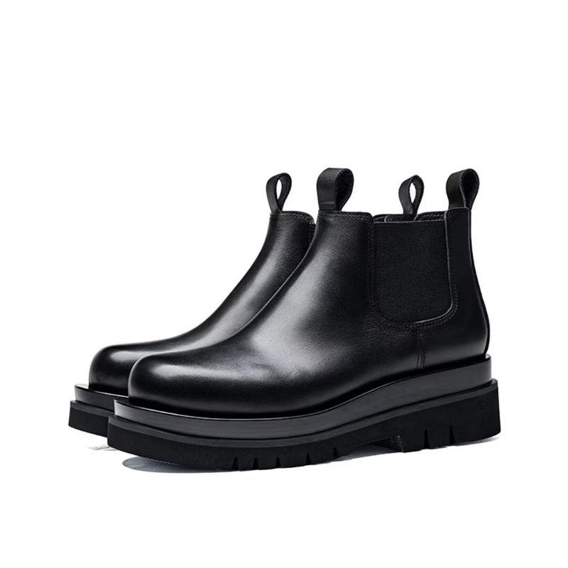 Botas Masculinas Com Forro Pelúcia - Preto