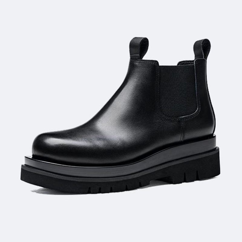 Botas Masculinas Com Forro Pelúcia - Preto