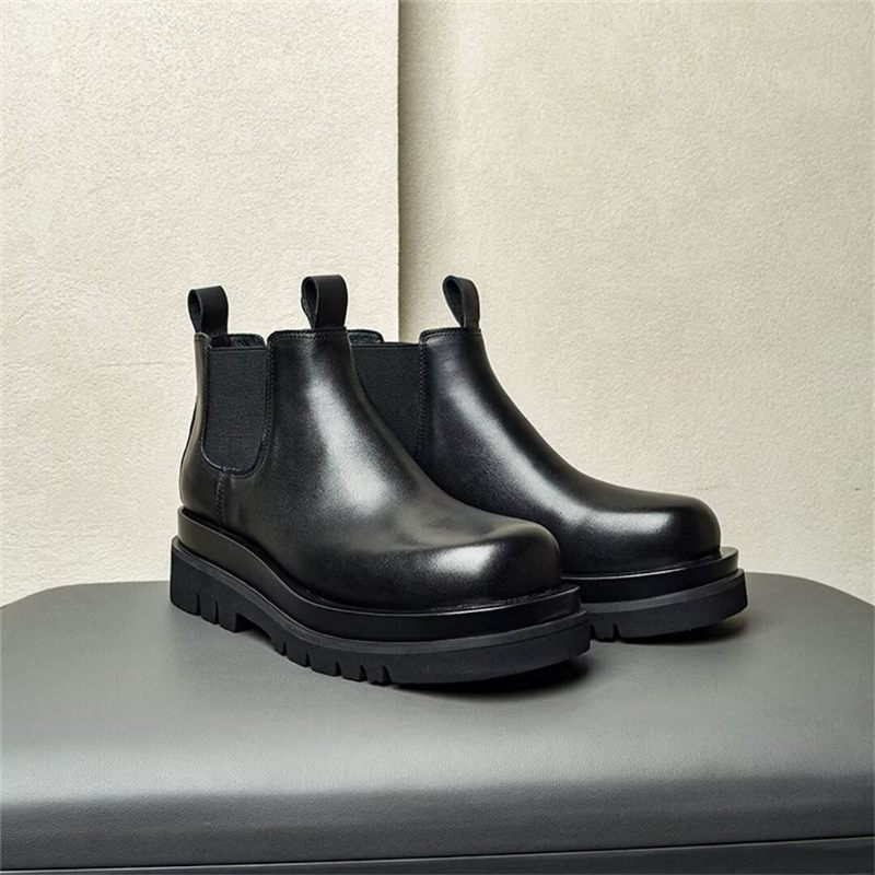 Botas Masculinas Com Forro Pelúcia - Preto