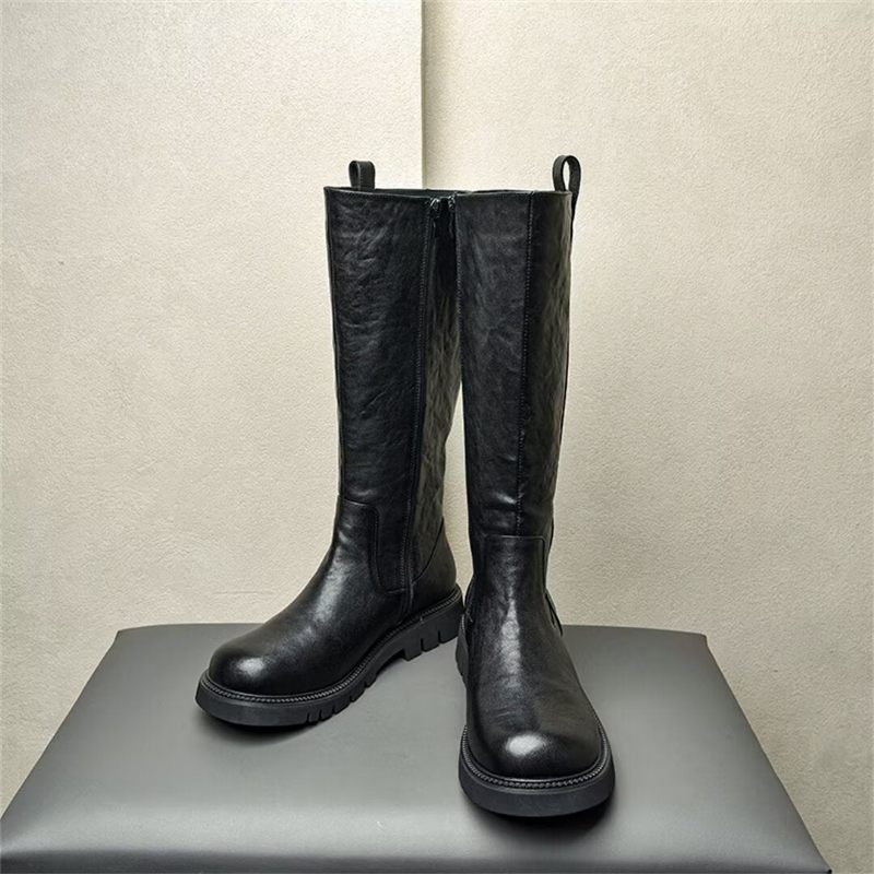 Botas Masculinas Couro - Preto