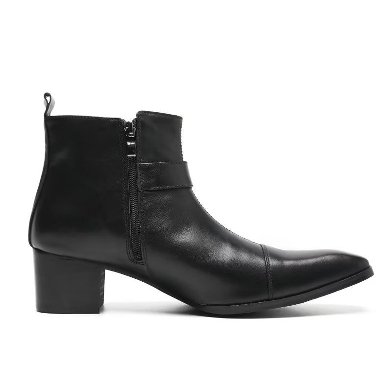 Botas Masculinas Couro - Preto