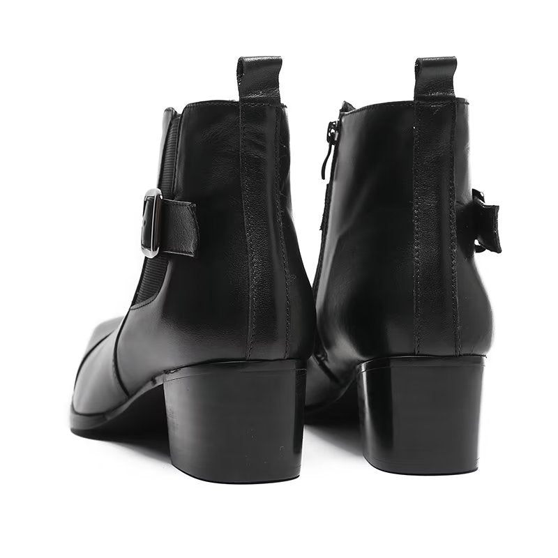 Botas Masculinas Couro - Preto