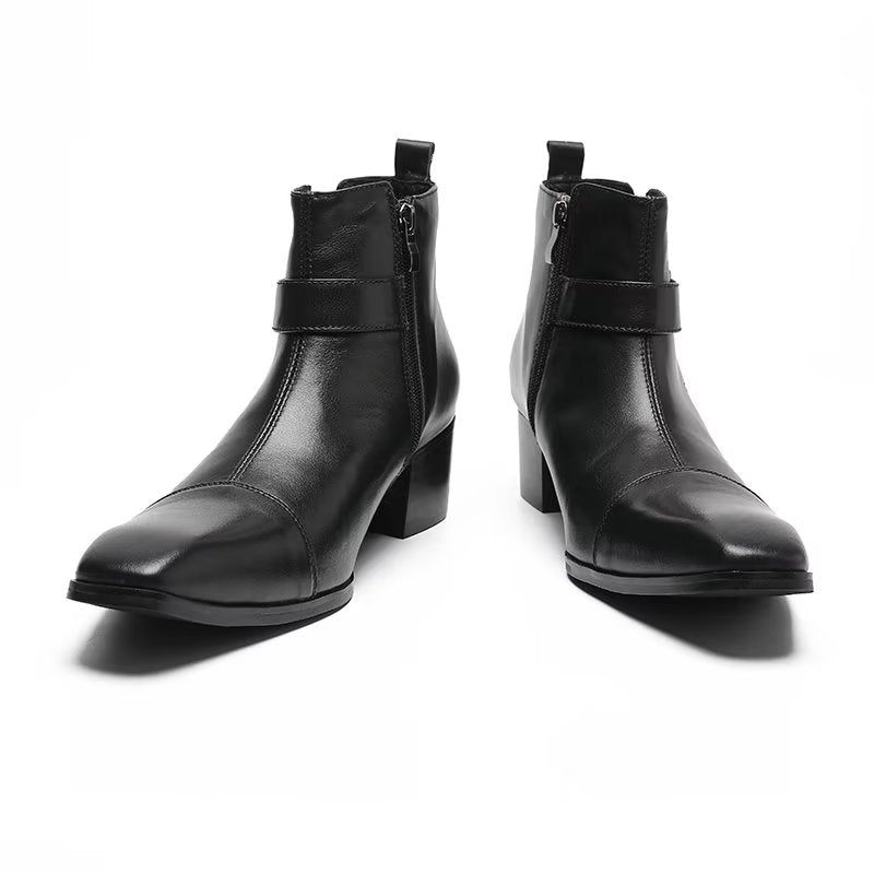 Botas Masculinas Couro - Preto