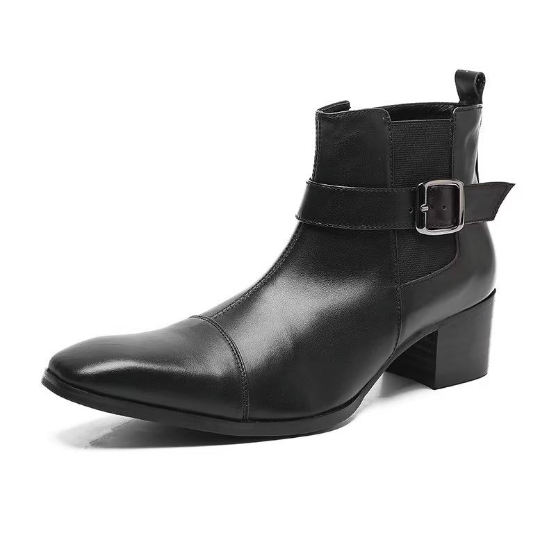 Botas Masculinas Couro - Preto