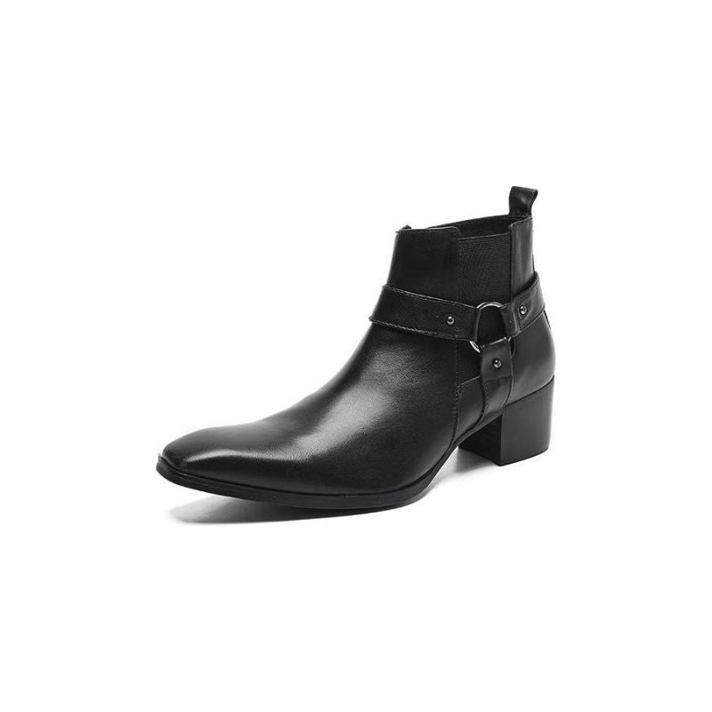 Botas Masculinas Couro - Preto