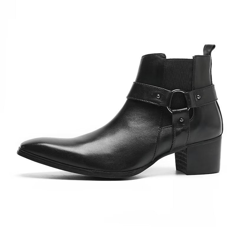 Botas Masculinas Couro - Preto