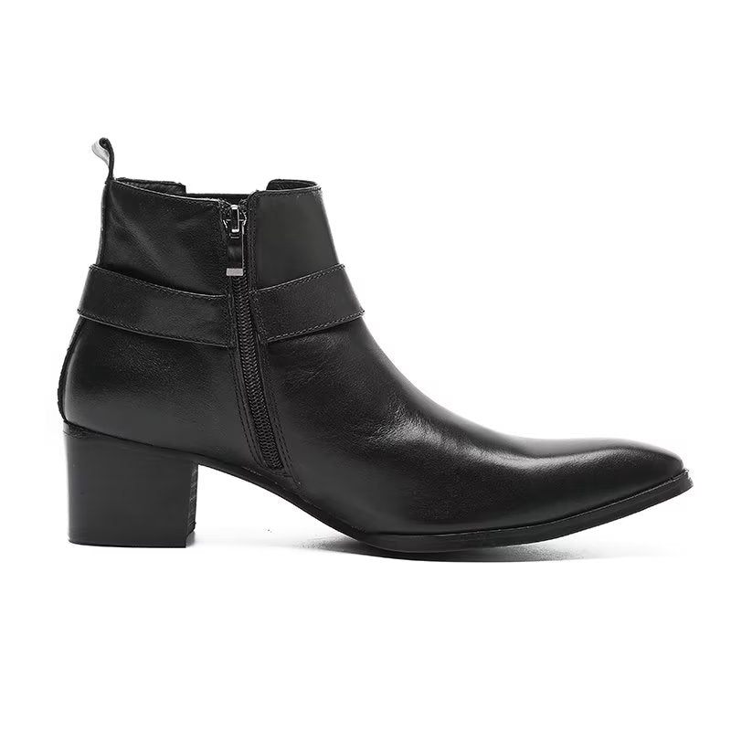 Botas Masculinas Couro - Preto