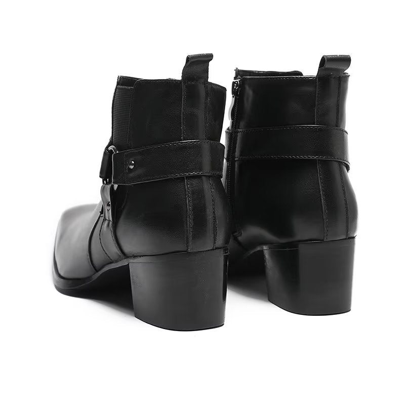 Botas Masculinas Couro - Preto