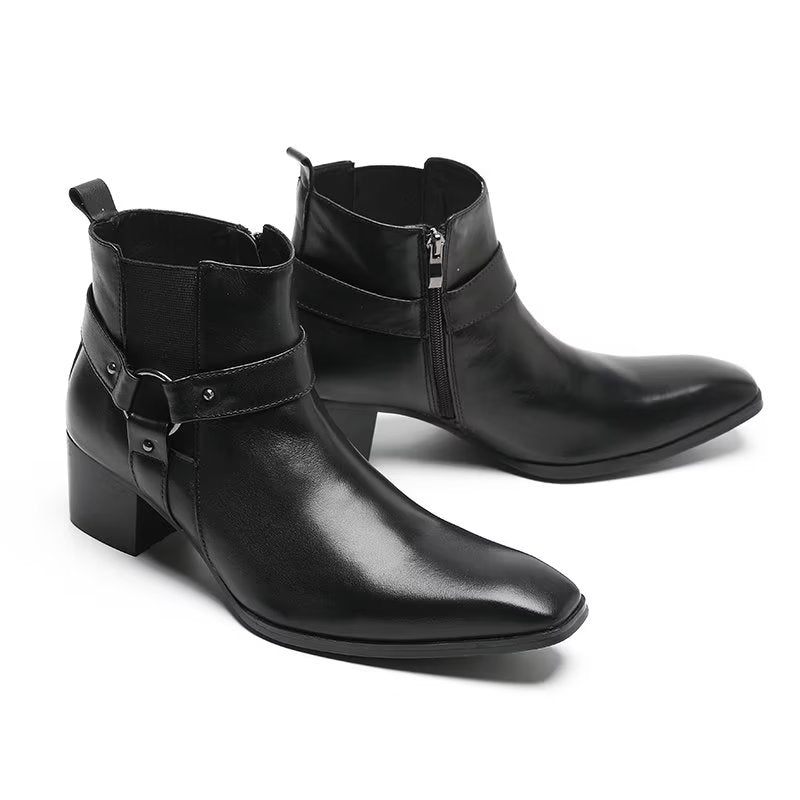 Botas Masculinas Couro - Preto