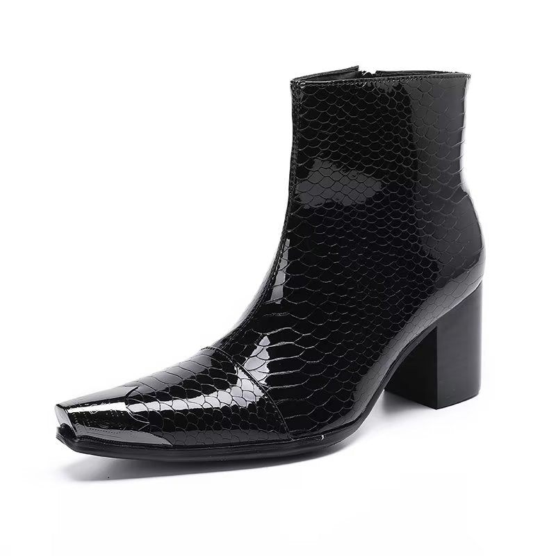 Botas Masculinas Couro - Preto