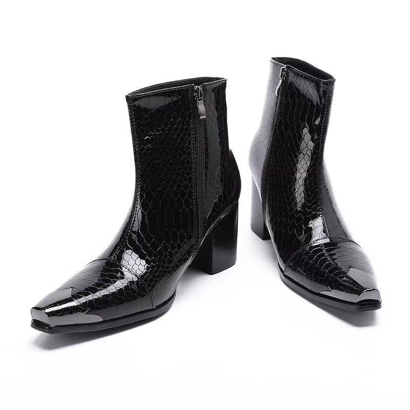 Botas Masculinas Couro - Preto