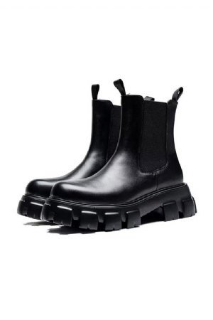 Botas Masculinas Couro Chique Contemporâneas