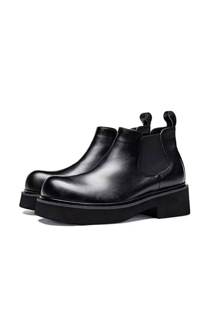 Botas Masculinas Couro Com Cadarço