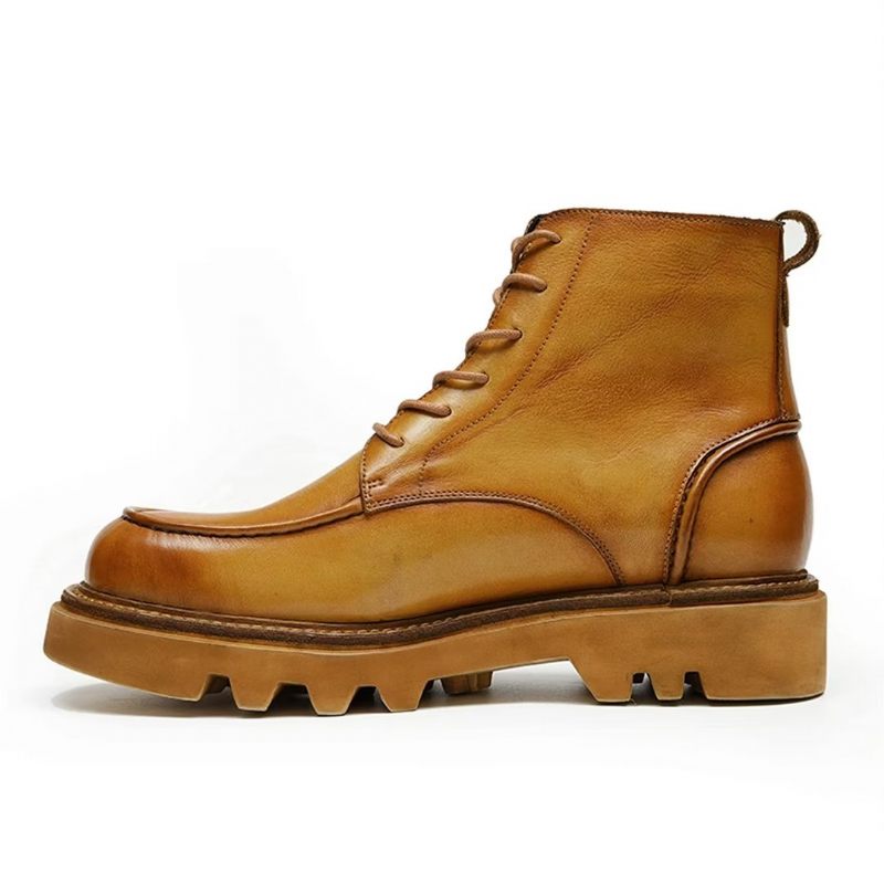 Botas Masculinas Couro Lazer - Marrom