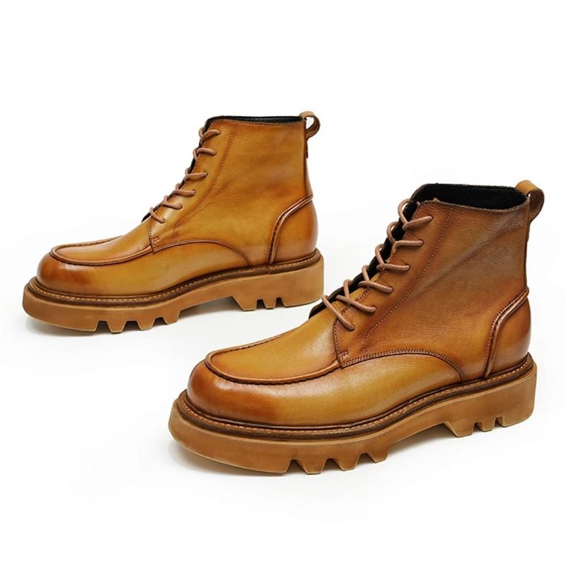 Botas Masculinas Couro Lazer - Marrom