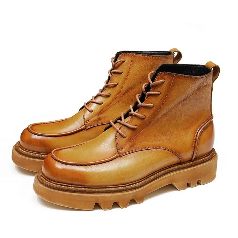 Botas Masculinas Couro Lazer - Marrom