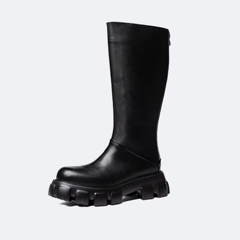 Botas Masculinas Couro Tornozelo - Preto