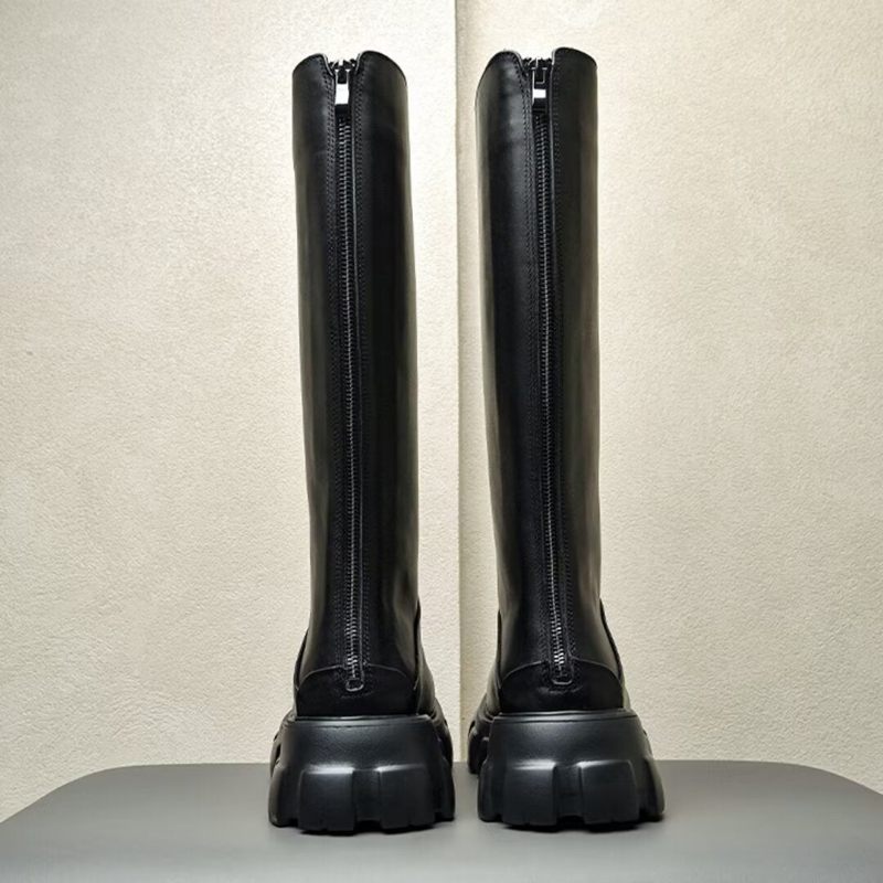 Botas Masculinas Couro Tornozelo - Preto