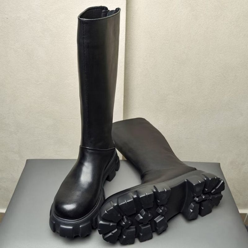 Botas Masculinas Couro Tornozelo - Preto