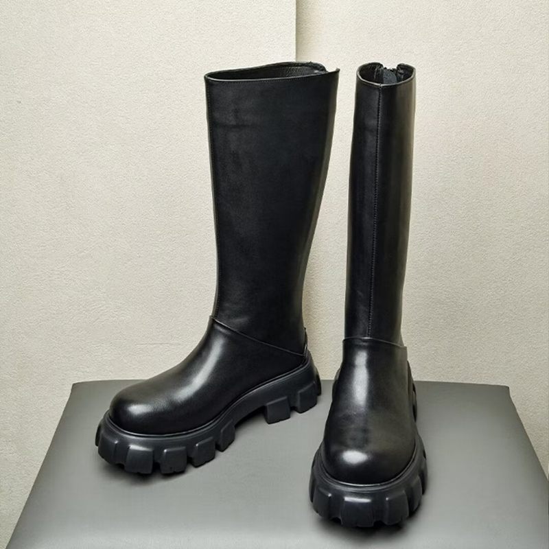 Botas Masculinas Couro Tornozelo - Preto