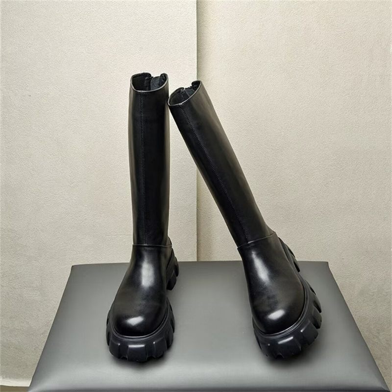 Botas Masculinas Couro Tornozelo - Preto