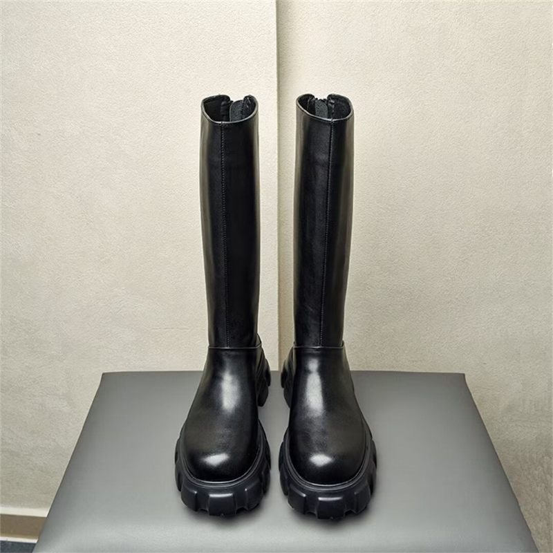 Botas Masculinas Couro Tornozelo - Preto