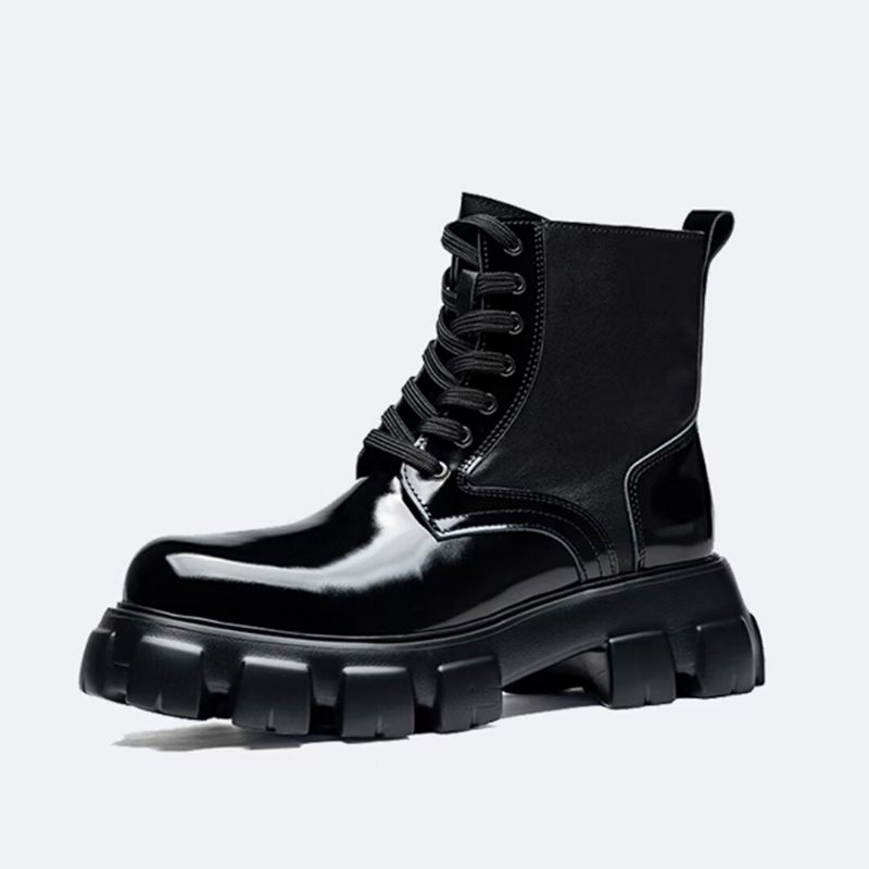 Botas Masculinas Couro Vaca - Preto