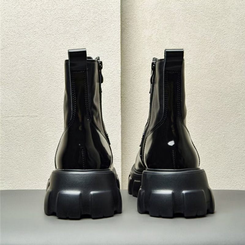 Botas Masculinas Couro Vaca - Preto