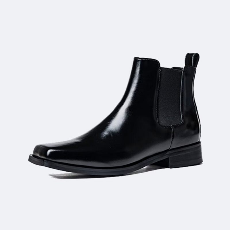 Botas Masculinas Couro Vaca - Preto