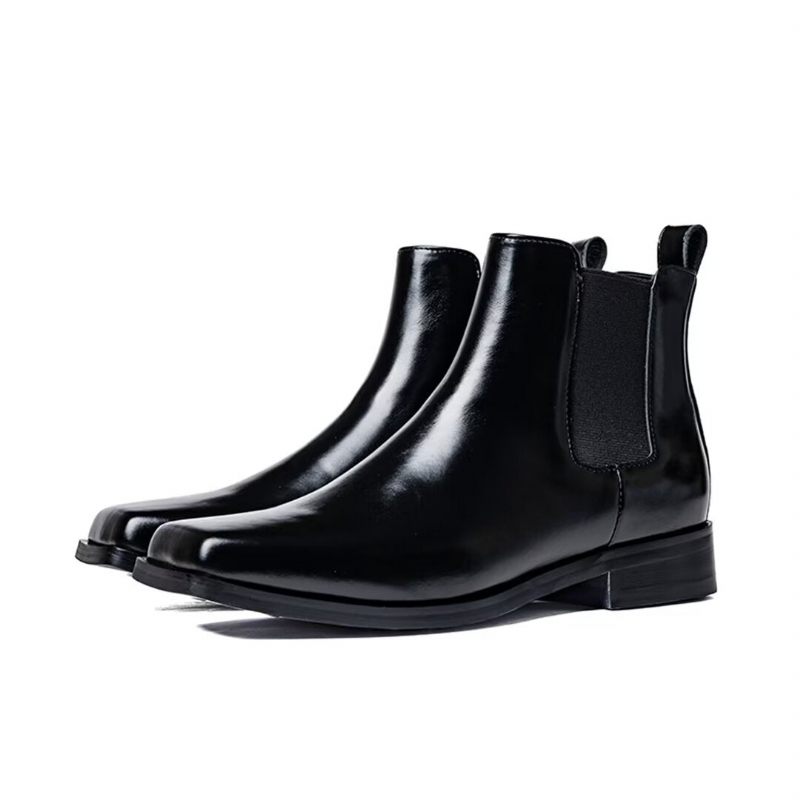 Botas Masculinas Couro Vaca - Preto