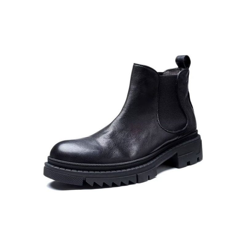 Botas Masculinas Couro Vaca Com Cadarço