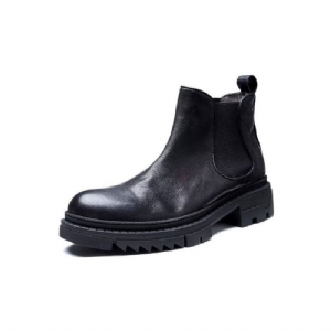 Botas Masculinas Couro Vaca Com Cadarço