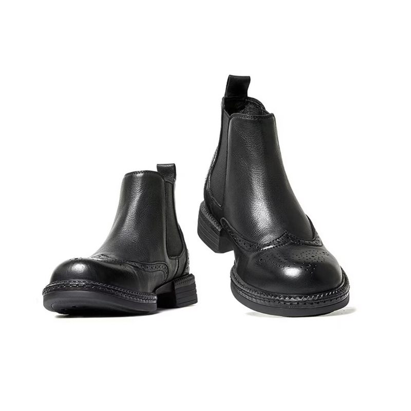 Botas Masculinas Deslizantes - Preto