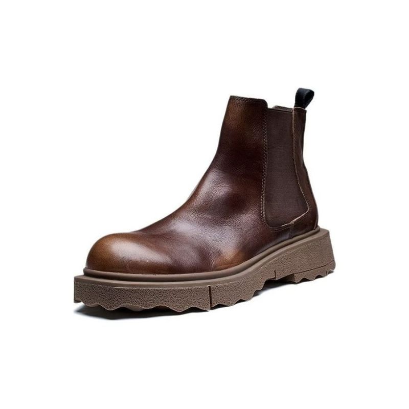 Botas Masculinas Elegance Slip On Ankle Boots