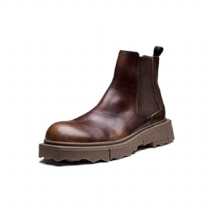 Botas Masculinas Elegance Slip On Ankle Boots