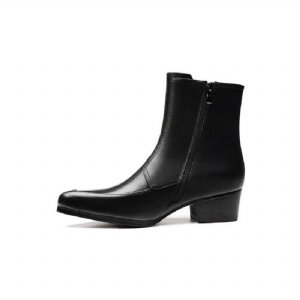 Botas Masculinas Elegantes Com Bico Fino