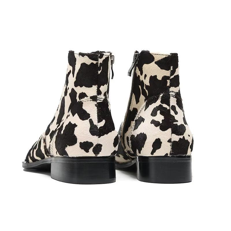 Botas Masculinas Elegantes Couro Equino Para Casamento - Branco