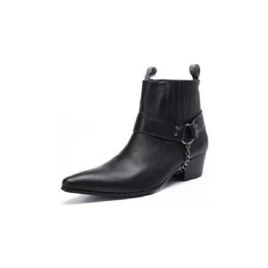 Botas Masculinas Elegantes Na Altura Do Tornozelo