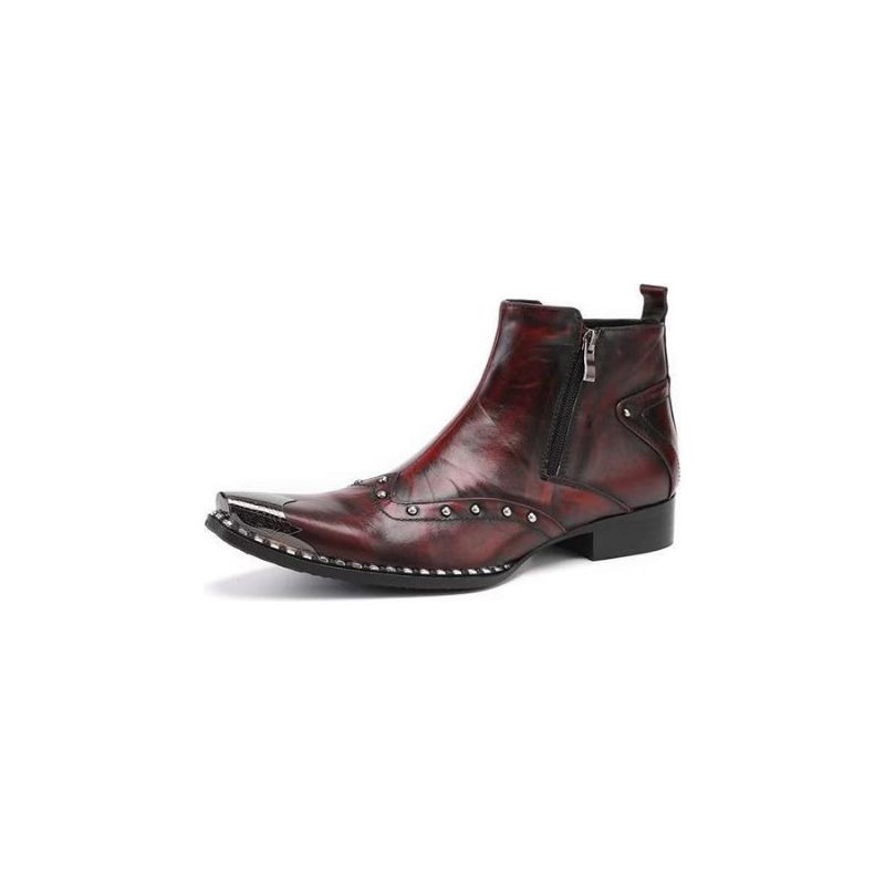 Botas Masculinas Exóticas Chamativas - Vermelho