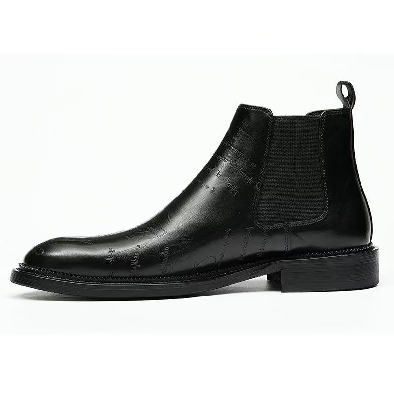 Botas Masculinas Lisas - Preto