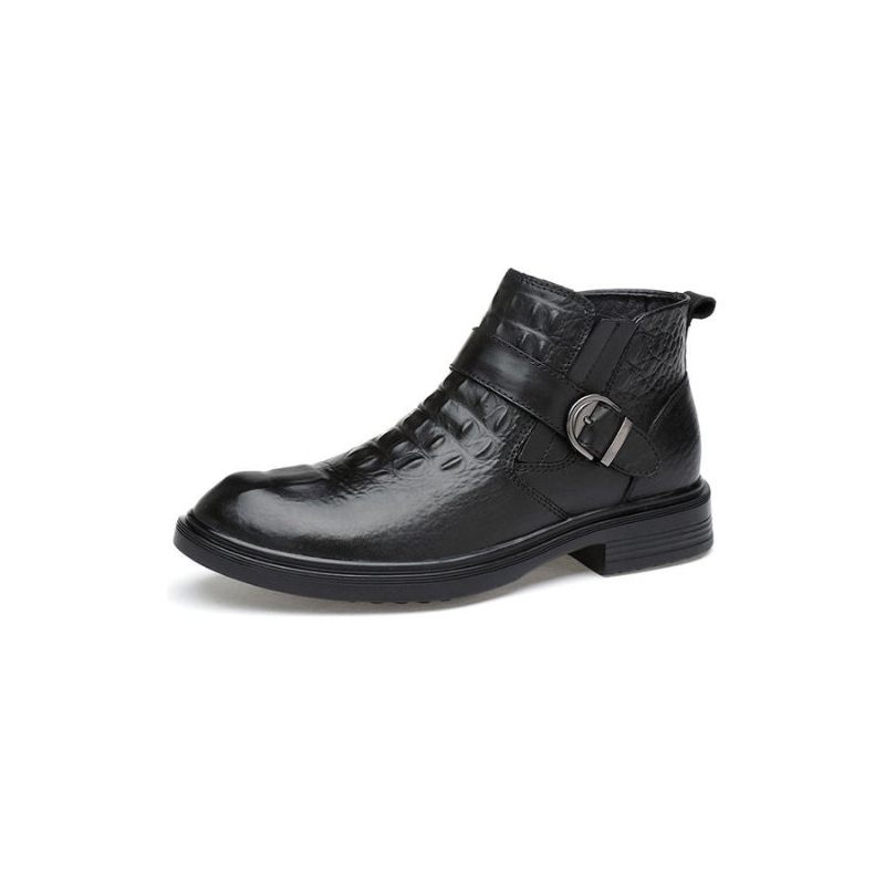 Botas Masculinas Luxo Com Fivela Crocfur