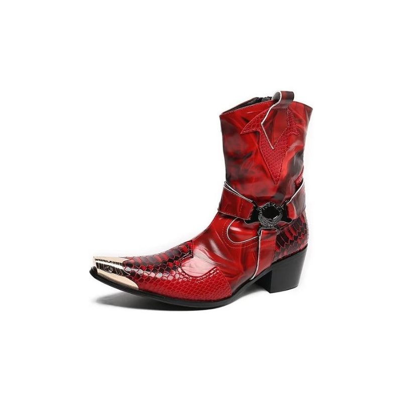 Botas Masculinas Opulentas Poderosas Couro Crocodilo