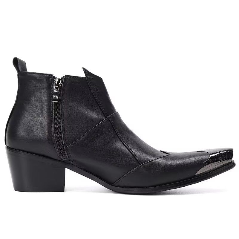 Botas Masculinas Sociais Elegantes - Preto