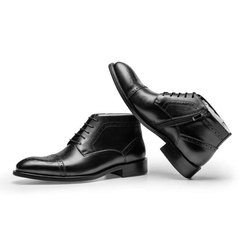 Botas Masculinas Sociais Elegantes - Preto