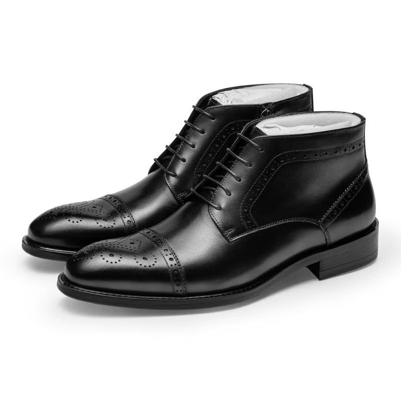 Botas Masculinas Sociais Elegantes - Preto