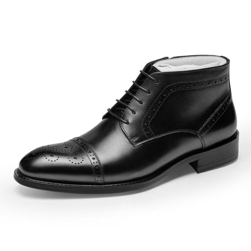 Botas Masculinas Sociais Elegantes - Preto