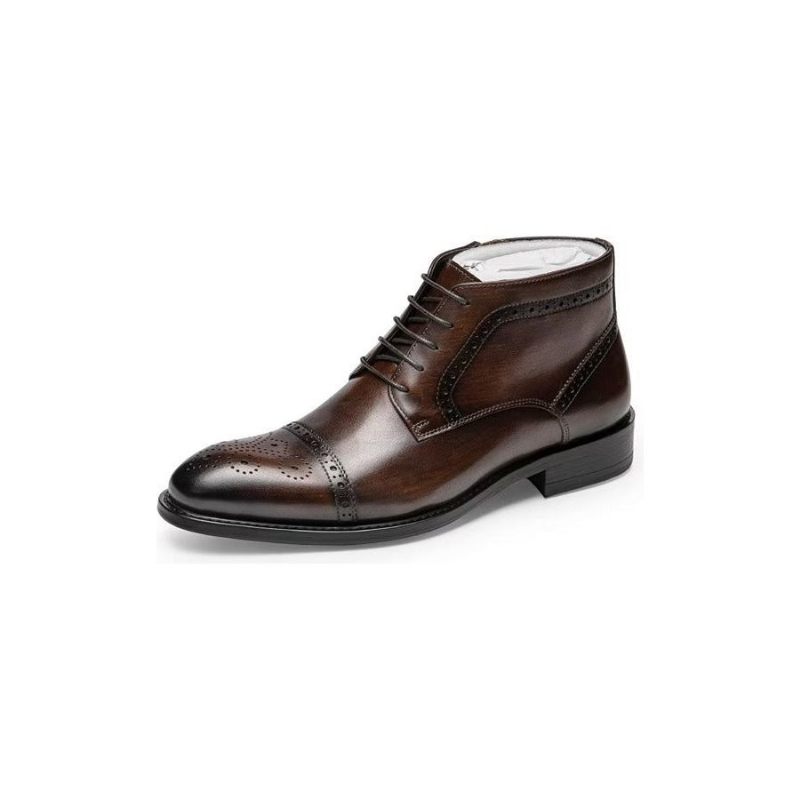 Botas Masculinas Sociais Elegantes - Café