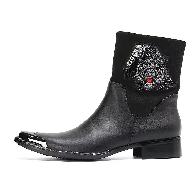 Botas Masculinas Sociais Elegantes - Preto