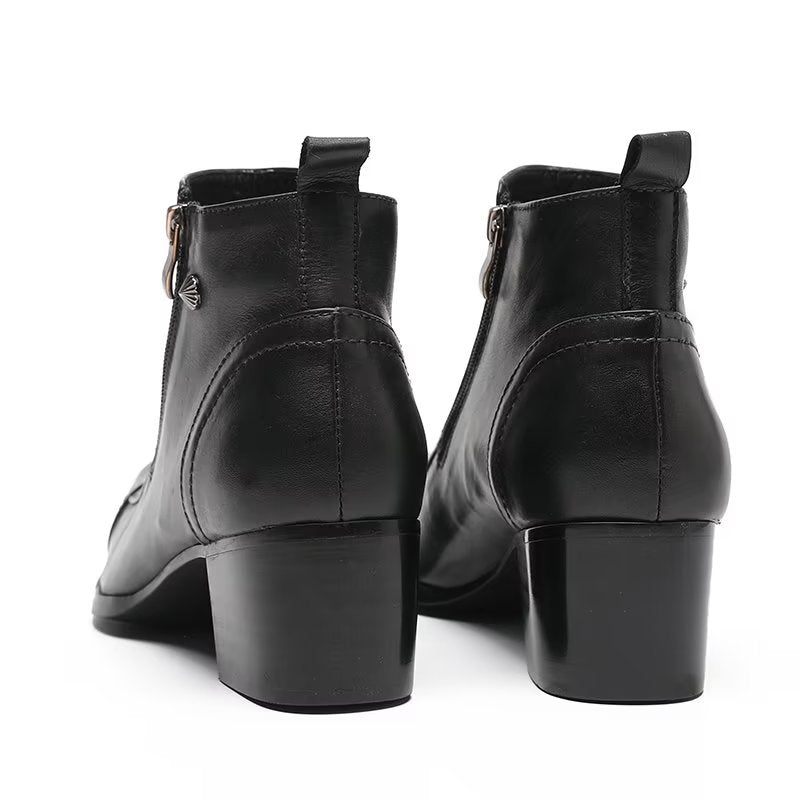 Botas Masculinas Sociais Elegantes - Preto